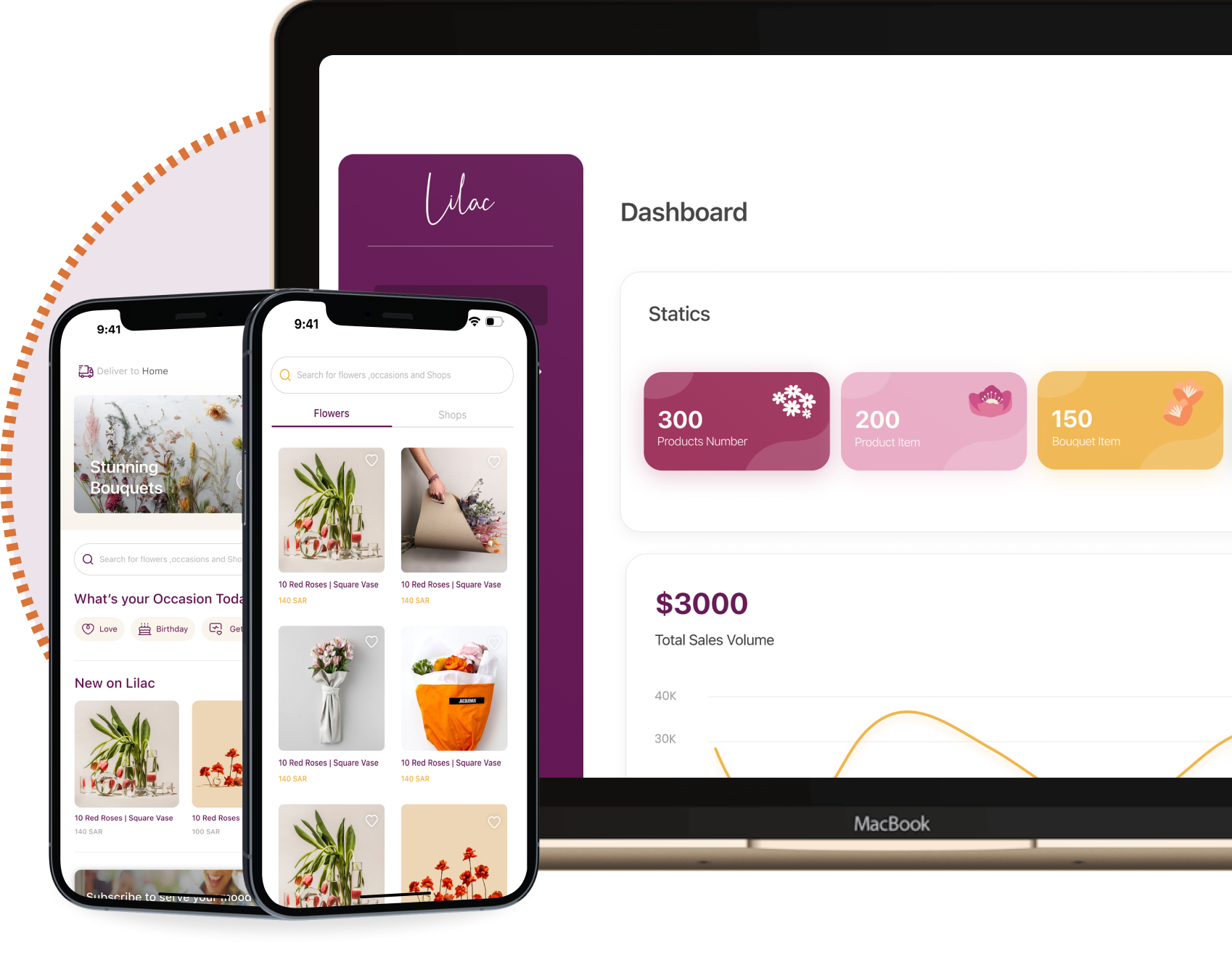 Lilac online flower shop